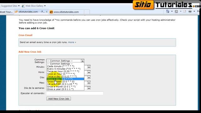 Tereas Programadas,cron job desde el Cpanel смотреть онлайн