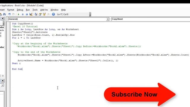 How To Copy A Worksheet Multiple Times To Another Workbook And Rename Them Based On A List