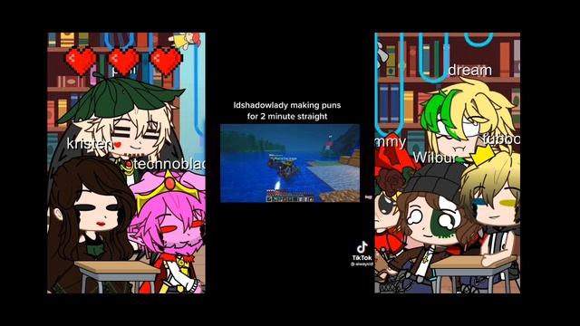 some of dream smp and tubbo, dream react to y/n as Lizzie from Empires smp смотреть онлайн