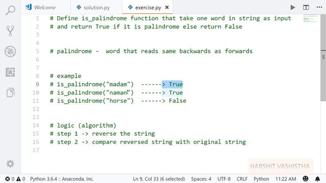 Chater 4 Exercise 2 : Python tutorial 77 смотреть онлайн