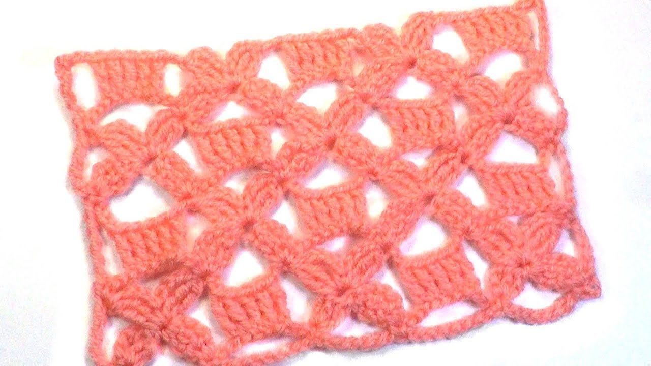 Ажурный узор Квадратики в рамочках