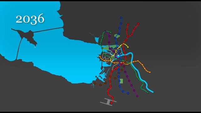 Перcпектива развития Санкт-Петербургского метро до 2055 года смотреть онлайн