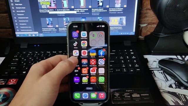 Как на iPhone включить заряд батареи в процентах? смотреть онлайн