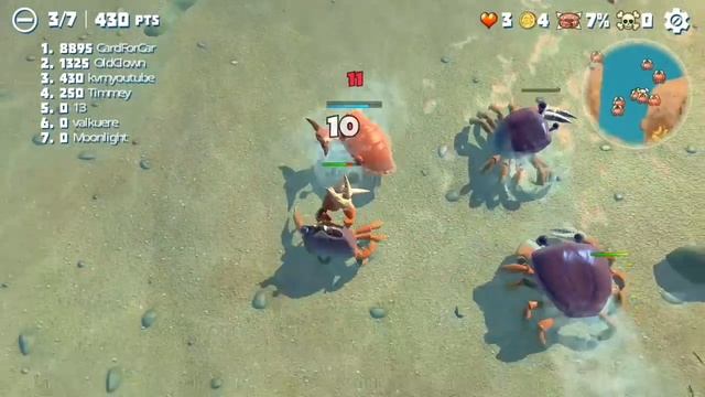 НОВАЯ ОНЛАЙН КОРОЛЕВСКАЯ БИТВА С КРАБАМИ НА АНДРОИД ОБЗОР KING OF CRABS ANDROID GAMEPLAY смотреть онлайн