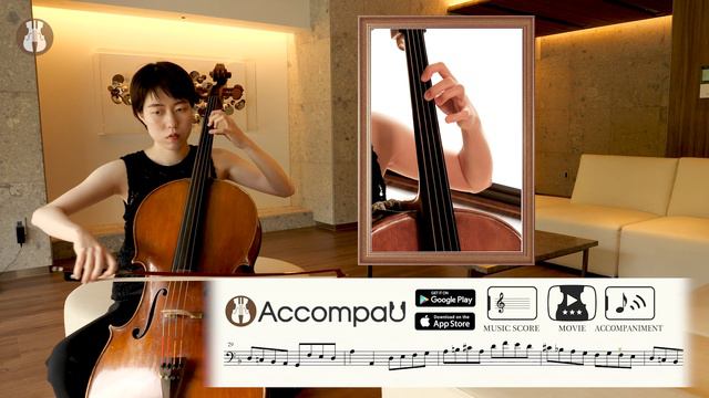 Gavotte | J.B.Lully | Suzuki Cello Book 3【Practice Version】