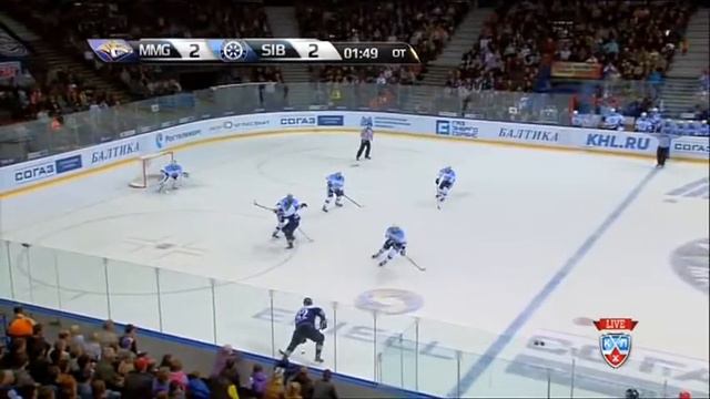 КХЛ Металлург Мг - Сибирь, овертайм, 18.09.15 смотреть онлайн