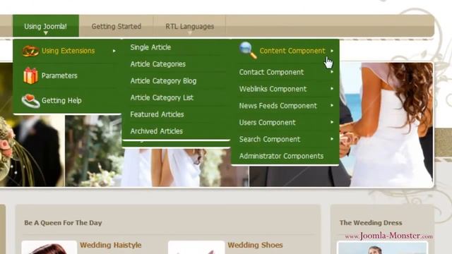 Joomla 2.5 template: DJ Wedding01 смотреть онлайн