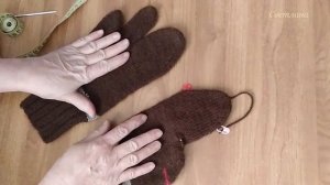 Вязание перчаток спицами. Перчатки краги. Мужские перчатки. Трёхпалые перчатки вязать спицами