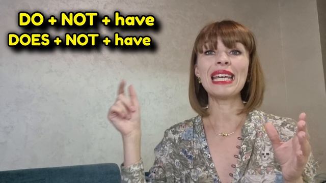 глагол "иметь" (отрицание в настоящем, прошедшем и будущем временах) смотреть онлайн