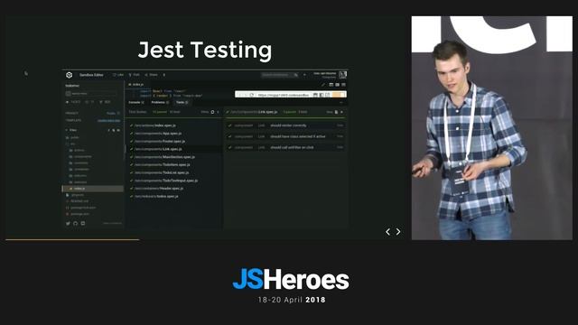 CodeSandbox - Ives van Hoorne | JSHeroes 2018 смотреть онлайн
