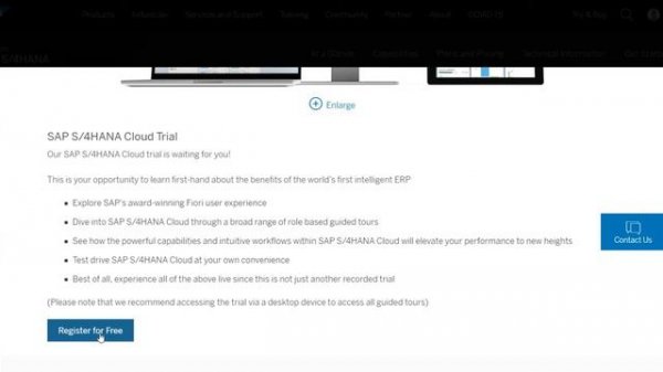 How to access SAP S/4 HANA System for free | Free trial of SAP S4 HANA in SAP Cloud Platform
