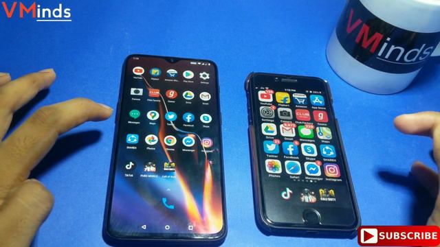 OnePlus 6T Vs iPhone7 | Speed Test | Ram Management Test | Performance Test | Hindi | VMinds смотреть онлайн