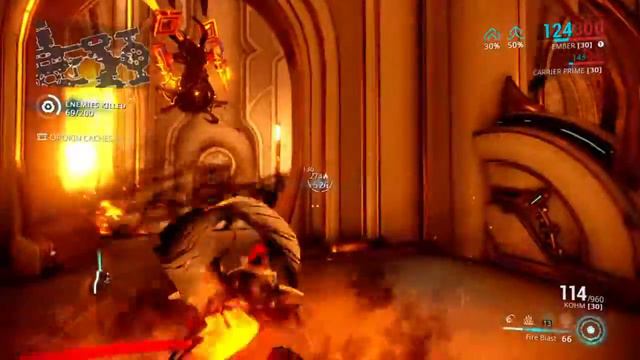 Warframe - Ember Solo Melee Riven Unveiled Kill 4 Sentient Extermination Mission смотреть онлайн