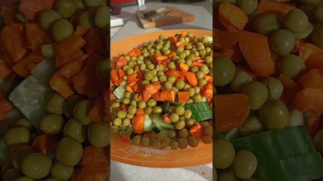 ПП ужин. Низкоуглеводное оливье