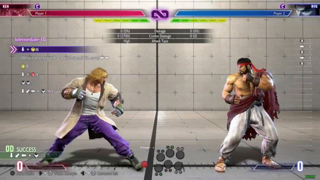 SF6 Ken's Classic Combo Trials (4K) Arcade Controller Overlay Street Fighter 6 смотреть онлайн