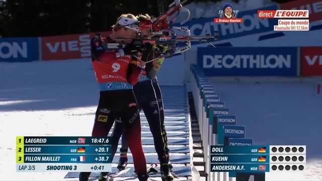POURSUITE HOMMES - OSLO HOLMENKOLLEN 2022 смотреть онлайн