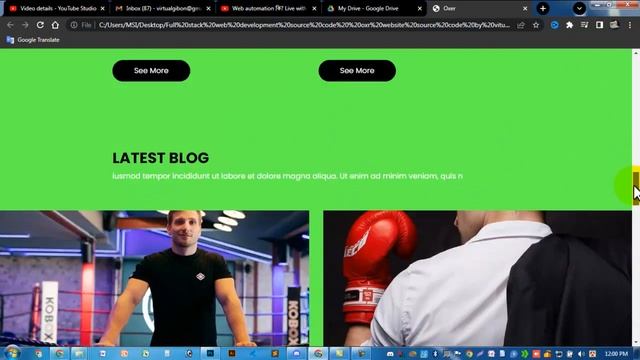 Full stack web development source code | Boxer website source code by vitual gibon. смотреть онлайн