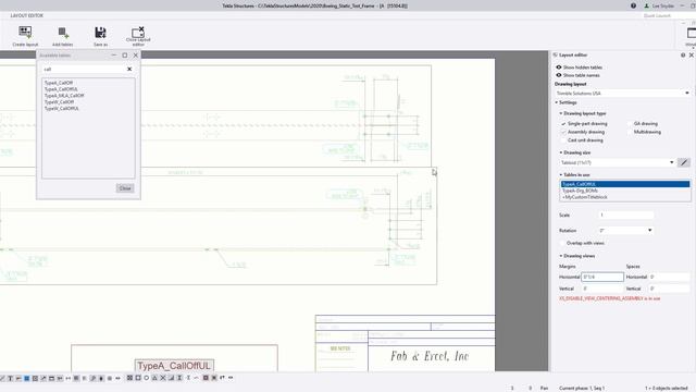 Tekla Structures 2020 - Drawing Layout Editor смотреть онлайн