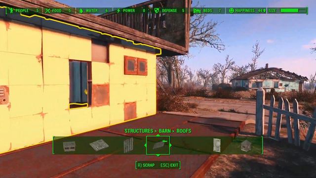 Fallout 4 | Settlement Building | Expanding a house смотреть онлайн