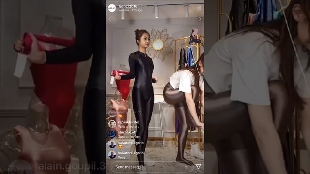 Leohex Spandex Lycra nylon legging LIVE VIDEO смотреть онлайн