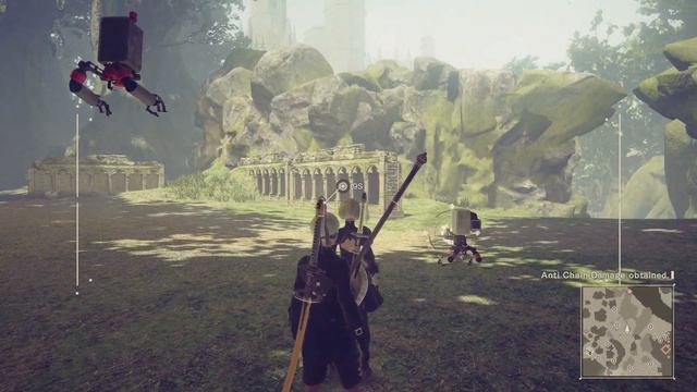 Nier Automata Walkthrough Part 15 - Meeting Emil & Entering Forest Kingdom