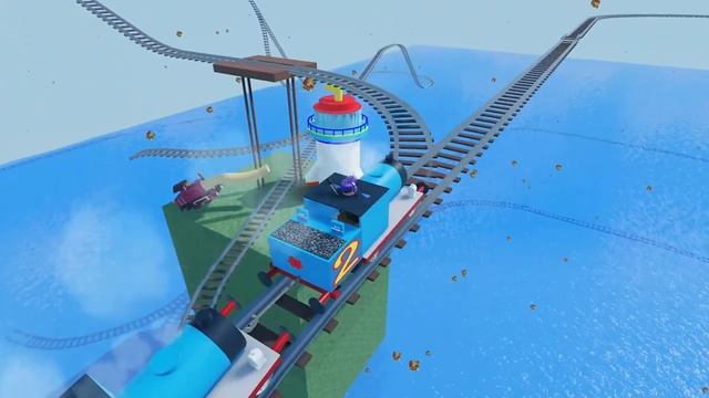 The Roblox Thomas The Train Ride Experience! (Crash & Funny Moments) смотреть онлайн