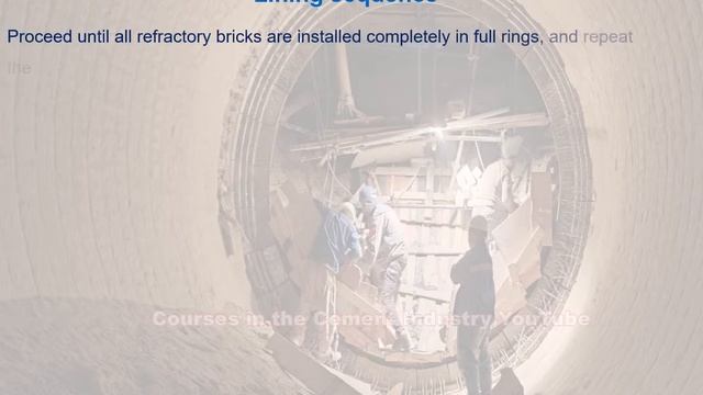 Explanation Different Methods Installation of Rotary Kiln Bricks Part 1 at Cement Industry смотреть онлайн
