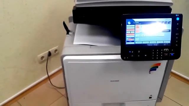 Видеообзор. Цветное МФУ RICOH MP C300.  Video Review. Colour MFP RICOH MP C300