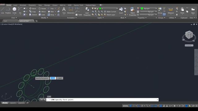 Beginner Tutorial AutoCAD 2018 - Designing a Bicycle - Part 4 смотреть онлайн