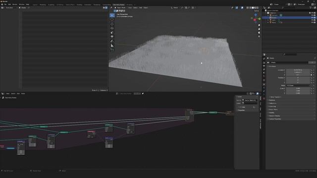 Lawn mower simulation in blender 3.6 #geometrynodes #b3d смотреть онлайн
