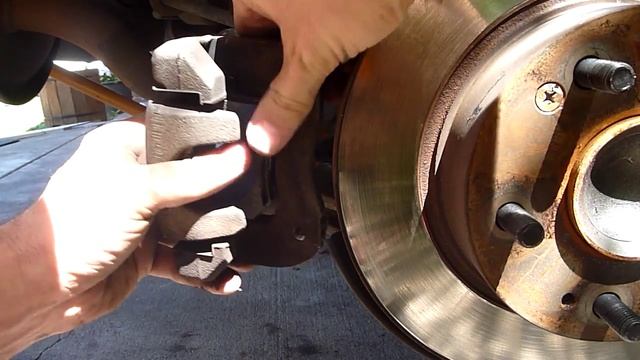 DIY Honda Accord Euro 2006 rear brake pad change смотреть онлайн