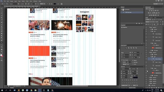 Celebrity News Section - Themeforest PSD TO HTML Template design part-6 смотреть онлайн