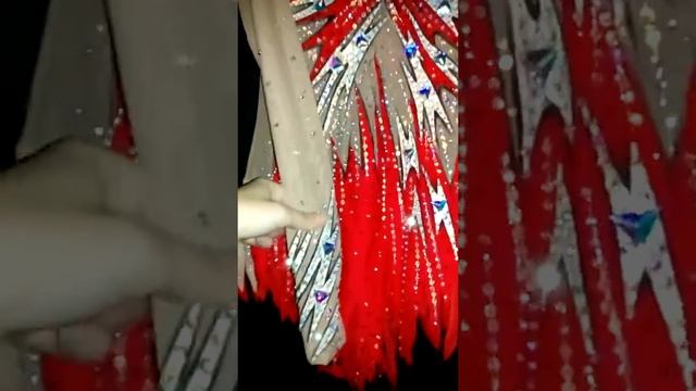 Купальник для художественной гимнастики рост 160-166, gymnastics leotard смотреть онлайн