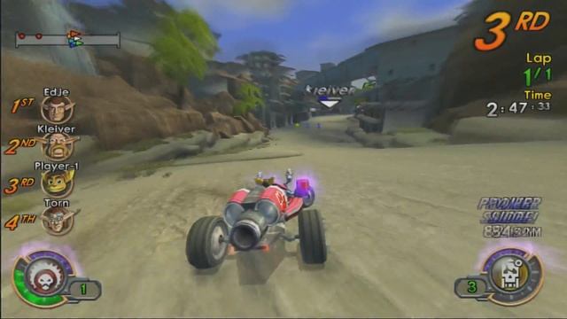 Jak X: Combat Racing -Winning with All the Secret Cars! (Sandshark, Naughty Dog and Daxtermobile) смотреть онлайн