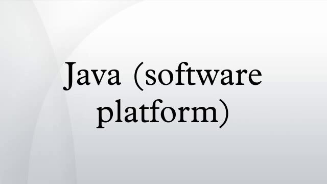 Java (software platform) смотреть онлайн
