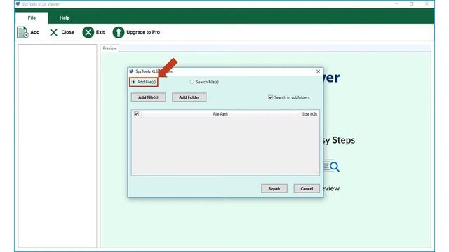 SysTools XLSX Viewer | View Damaged / Corrupt XLSX Files