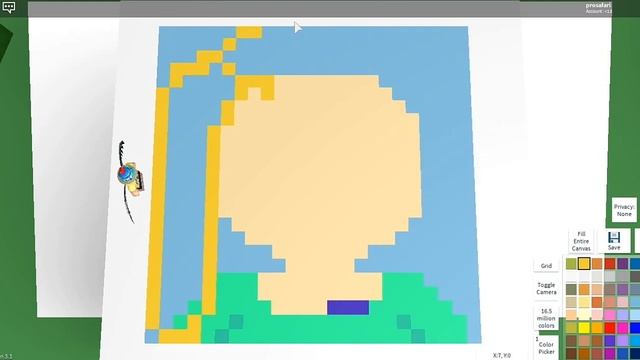 Ramen noodles girl speed art ! Roblox pixel art creator смотреть онлайн