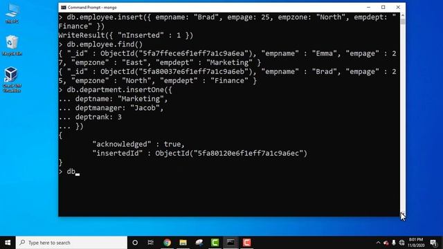 How to insert documents in MongoDB | MongoDB Tutorial for Beginners смотреть онлайн