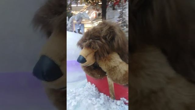 Новогодний сказочный лес в ТРЦ ДАНА МОЛЛ. Новый год 2022. Новогодние зверюшки. смотреть онлайн