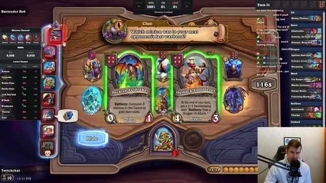 8x Deathrattles Start of Fight... | Hearthstone Battlegrounds смотреть онлайн
