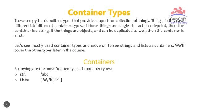 Python Tutorial #15 - Container Types смотреть онлайн