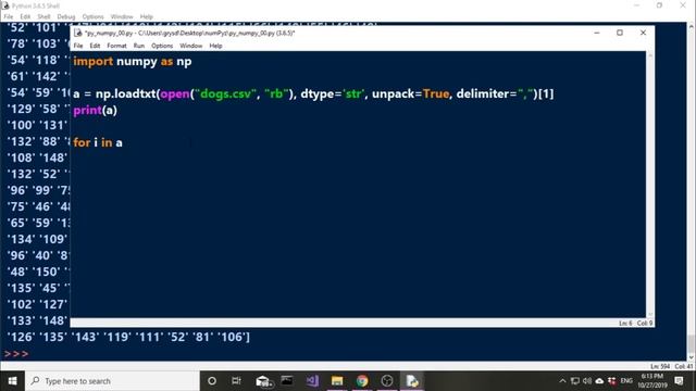 ניתוח מידע עם פייתון - היכרות עם חבילת numpy - חלק א смотреть онлайн
