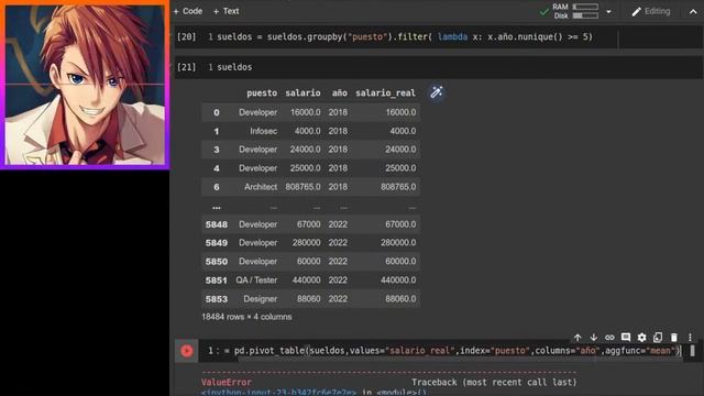 Práctica Organización de Datos - Pandas III смотреть онлайн