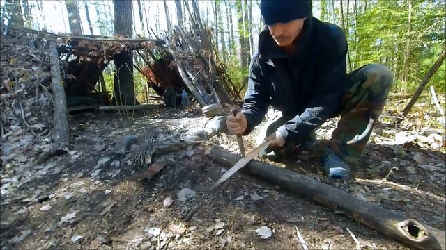 3 Day Camp At The Old Lean To Shelter, Temporary Repair Work смотреть онлайн