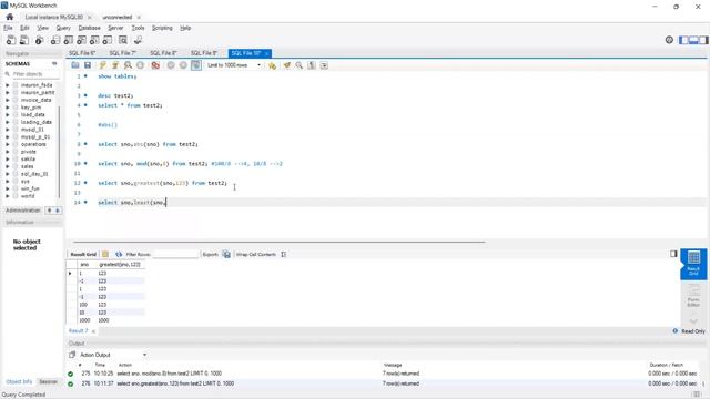 Number Functions in MySQL || MySQL смотреть онлайн
