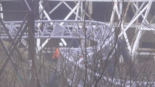 Blackpool Pleasure Beach ICON Construction Update 8th February 2018 смотреть онлайн