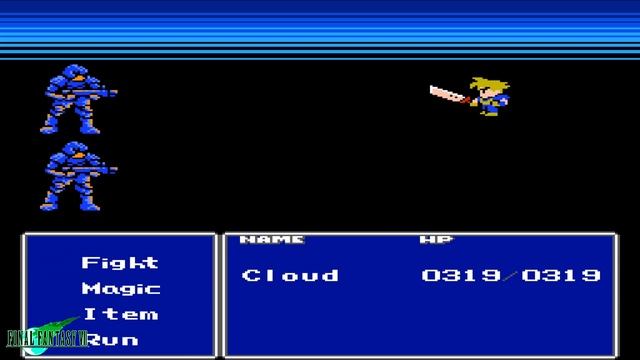Final Fantasy VII - The Demake(NES)