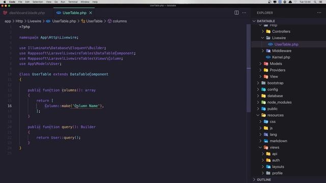 Laravel Livewire Datatable Component | Create Easy Laravel Livewire Tables | Laravel 8 Tutorial смотреть онлайн