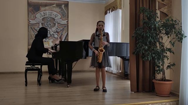 И. С. Бах, "Ария". Саксофон. Исполняет Берил Дарья смотреть онлайн