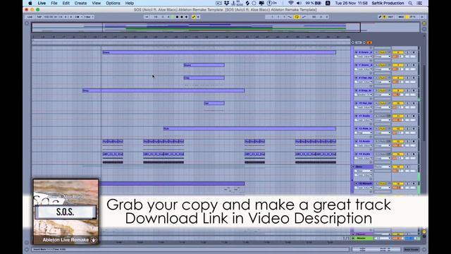 SOS - Avicii ft Aloe Blacc - Ableton Remake Template Project смотреть онлайн